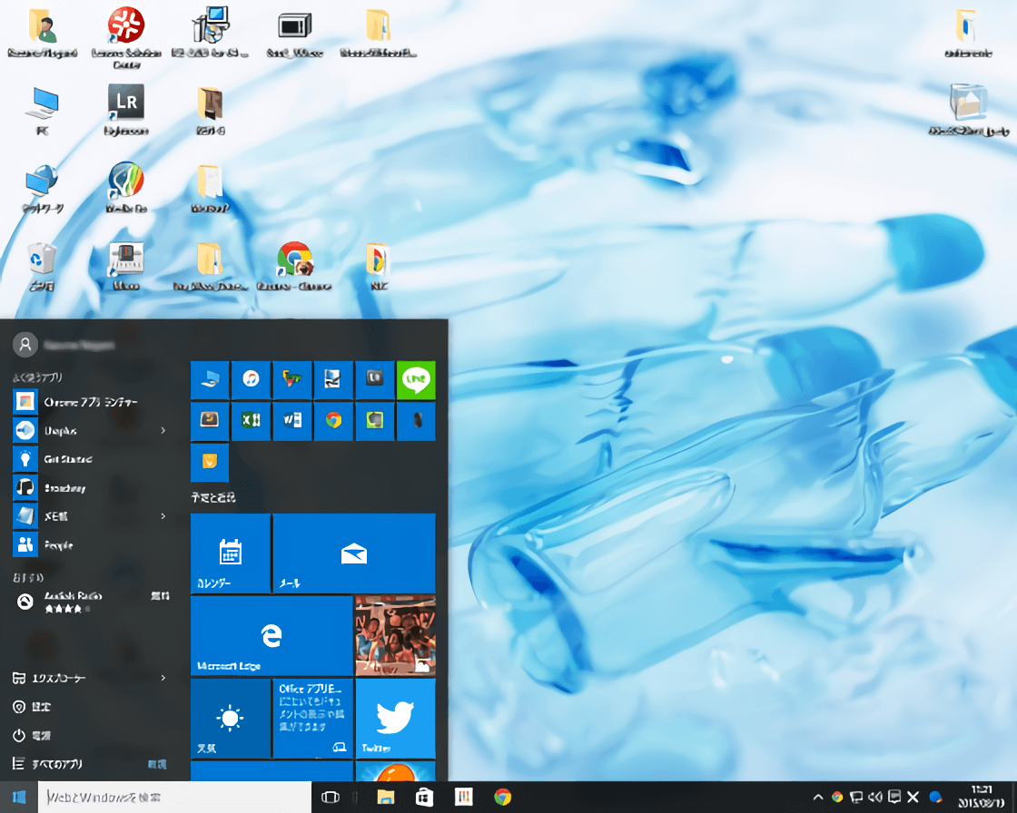 Windows 10 デスクトップ