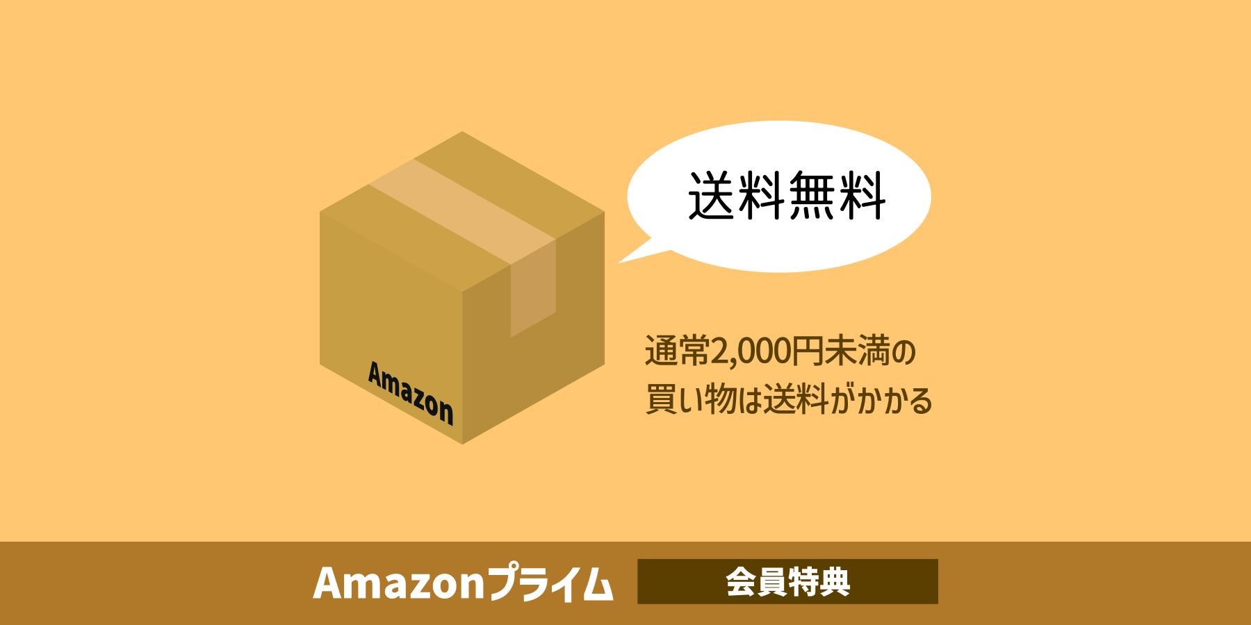 Amazon の送料が無料