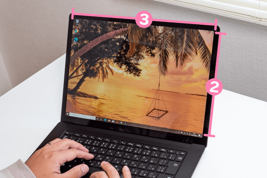Surface Laptop 4 画面比率