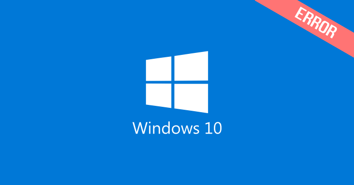 Windows10 エラー